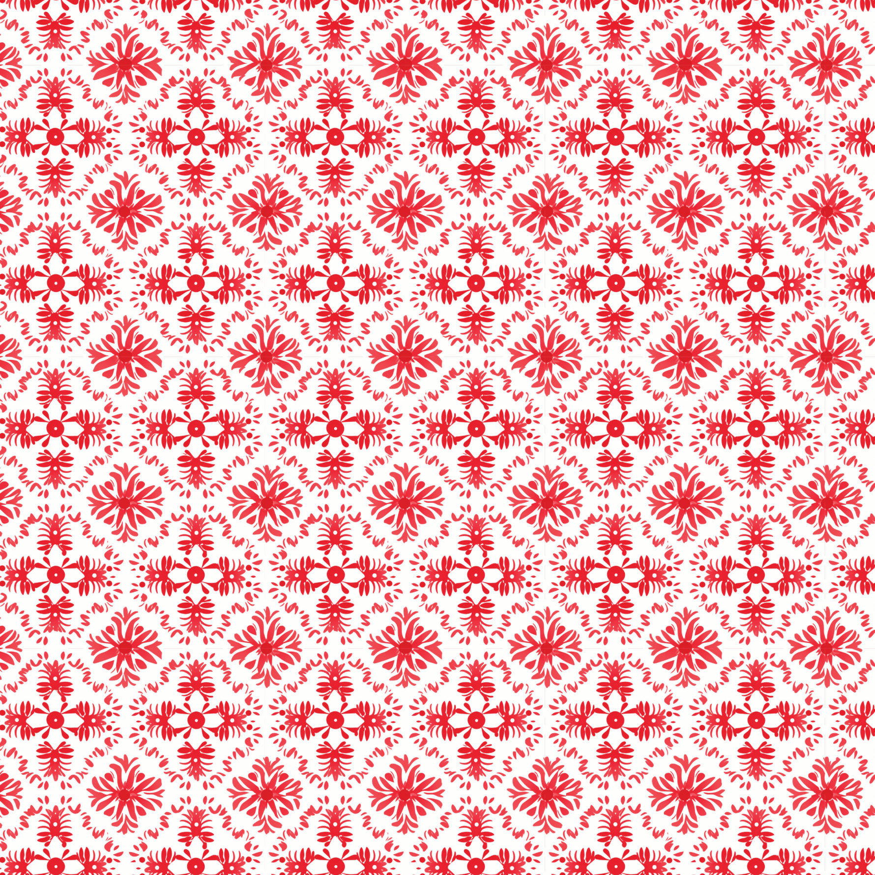 P1202 | Red Lotus 2 Pattern Acrylic Sheets - CMB Pattern Acrylic
