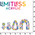 P1206 | Retro Floral 2 Pattern Acrylic Sheets - CMB Pattern Acrylic