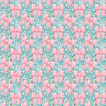 P1217 | Coquette Preppy Floral & Bows Pattern Acrylic Sheets - CMB Pattern Acrylic