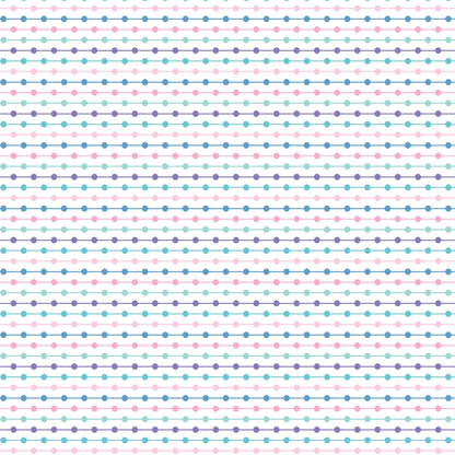 P1225 | Mermaid Polka Dot Stripes Pattern Acrylic Sheets - CMB Pattern Acrylic