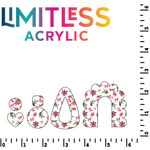 P1226 | Mistletoes & Bows Pattern Acrylic Sheets - CMB Pattern Acrylic
