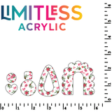 P1226 | Mistletoes & Bows Pattern Acrylic Sheets - CMB Pattern Acrylic