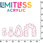 P1230 | Pink Bows Pattern Acrylic Sheets - CMB Pattern Acrylic