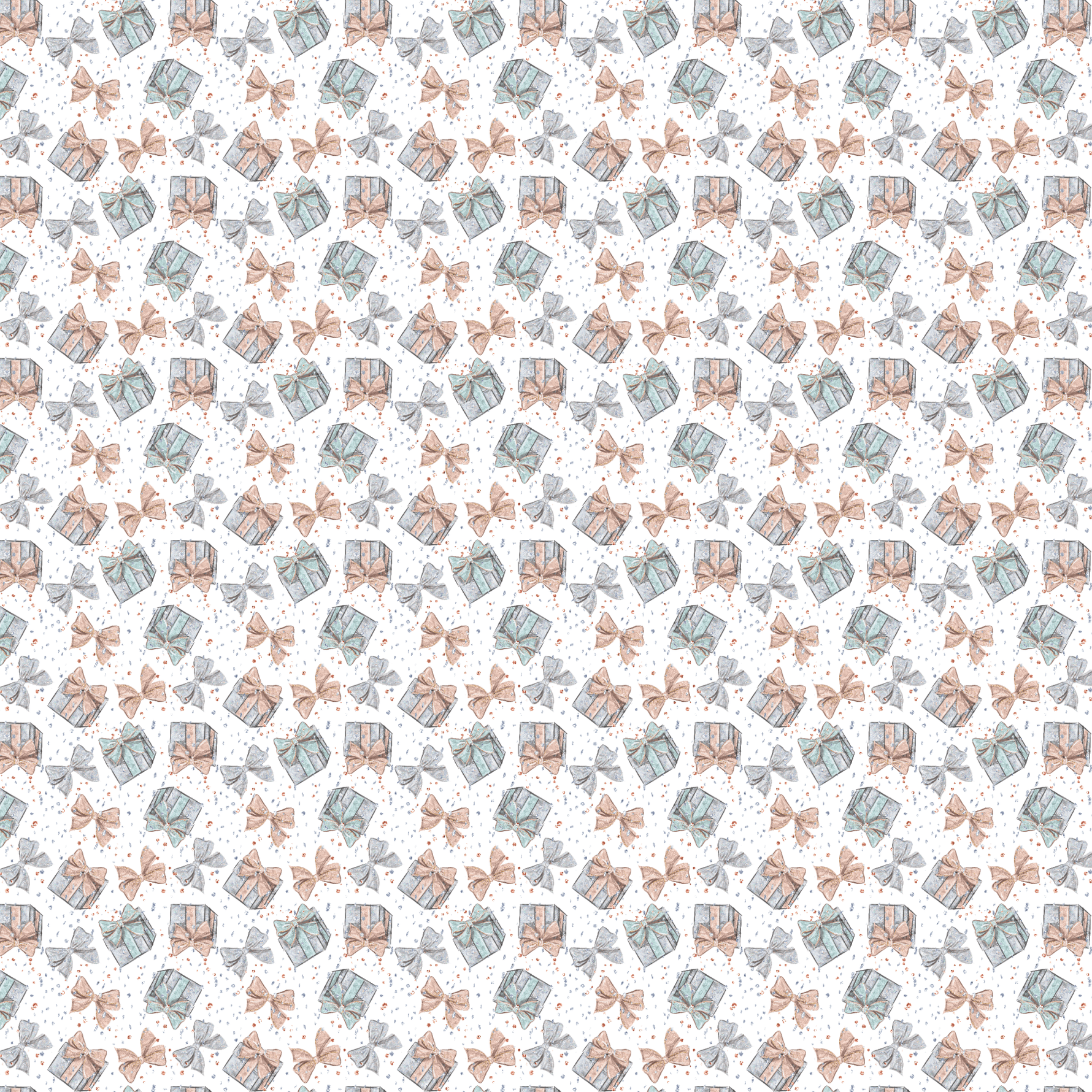 P1233 | Presents, Bows, & Confetti Pattern Acrylic Sheets - CMB Pattern Acrylic