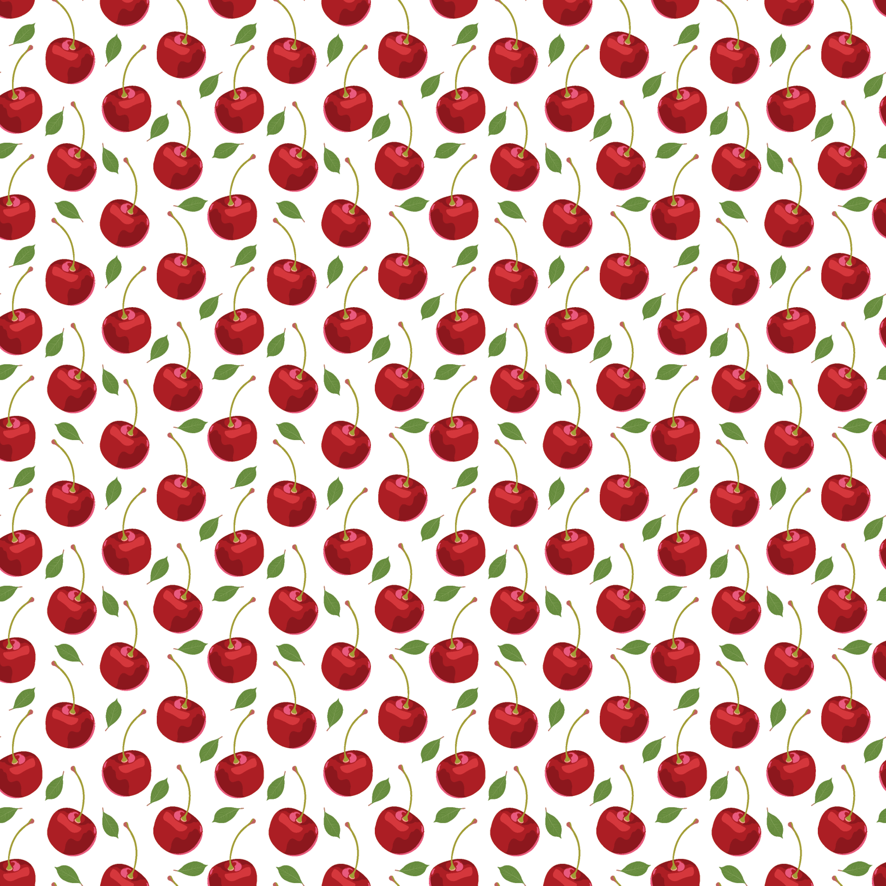 P1237 | Scattered Cherries Pattern Acrylic Sheets - CMB Pattern Acrylic