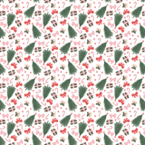 P1239 | Watercolor Christmas Trees & Bows Pattern Acrylic Sheets - CMB Pattern Acrylic