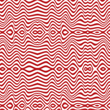 P1240 | Wavy Red Lines Pattern Acrylic Sheets - CMB Pattern Acrylic