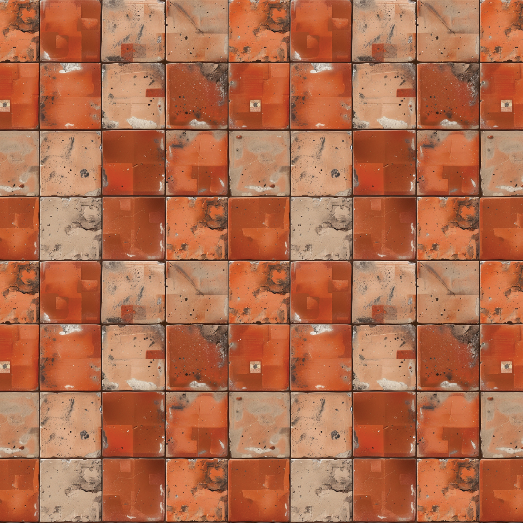 P1248 | Autumn Bricks Pattern Acrylic Sheets - Patterns
