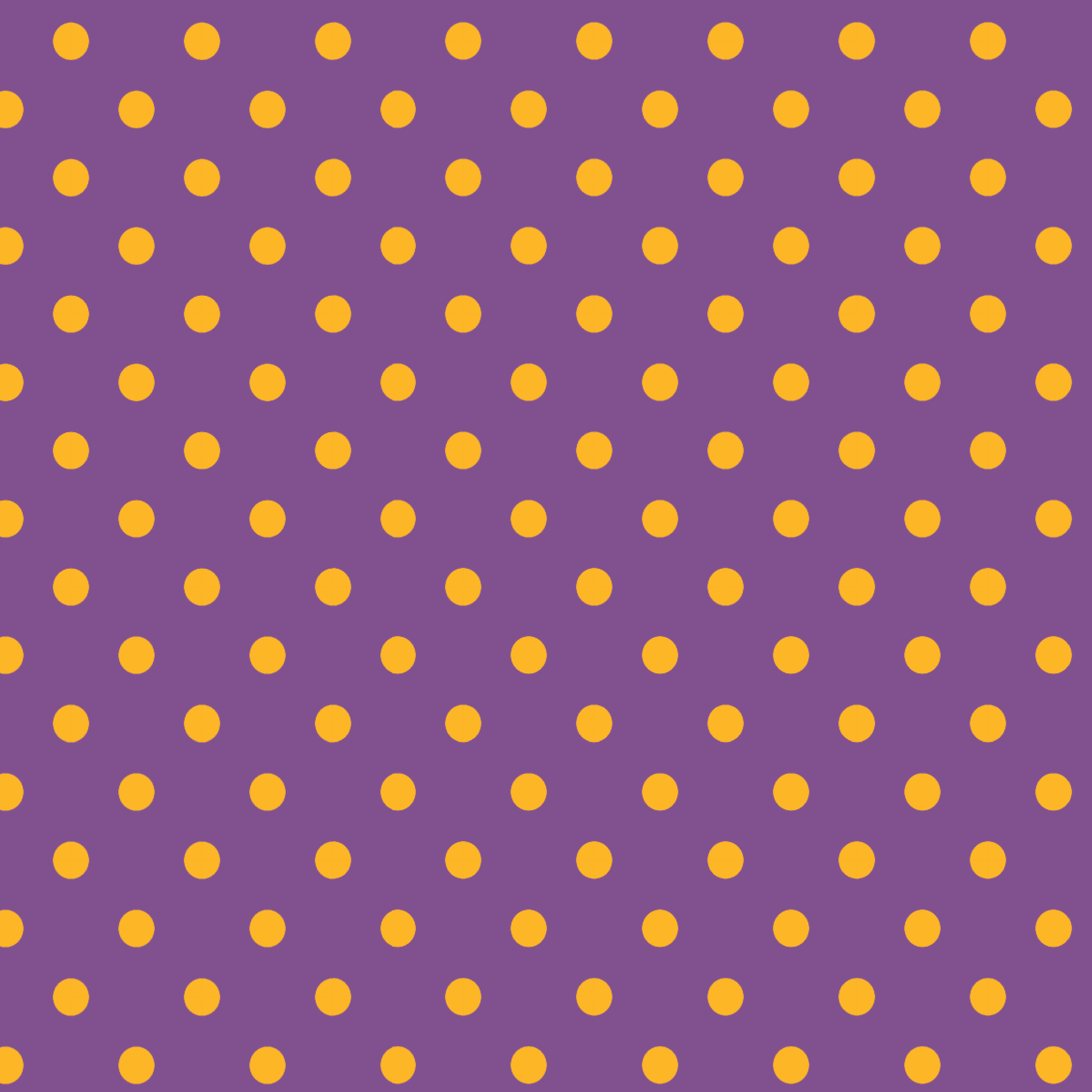 P1255 | Halloween Dots (Orange on Purple) Pattern Acrylic Sheets - Patterns