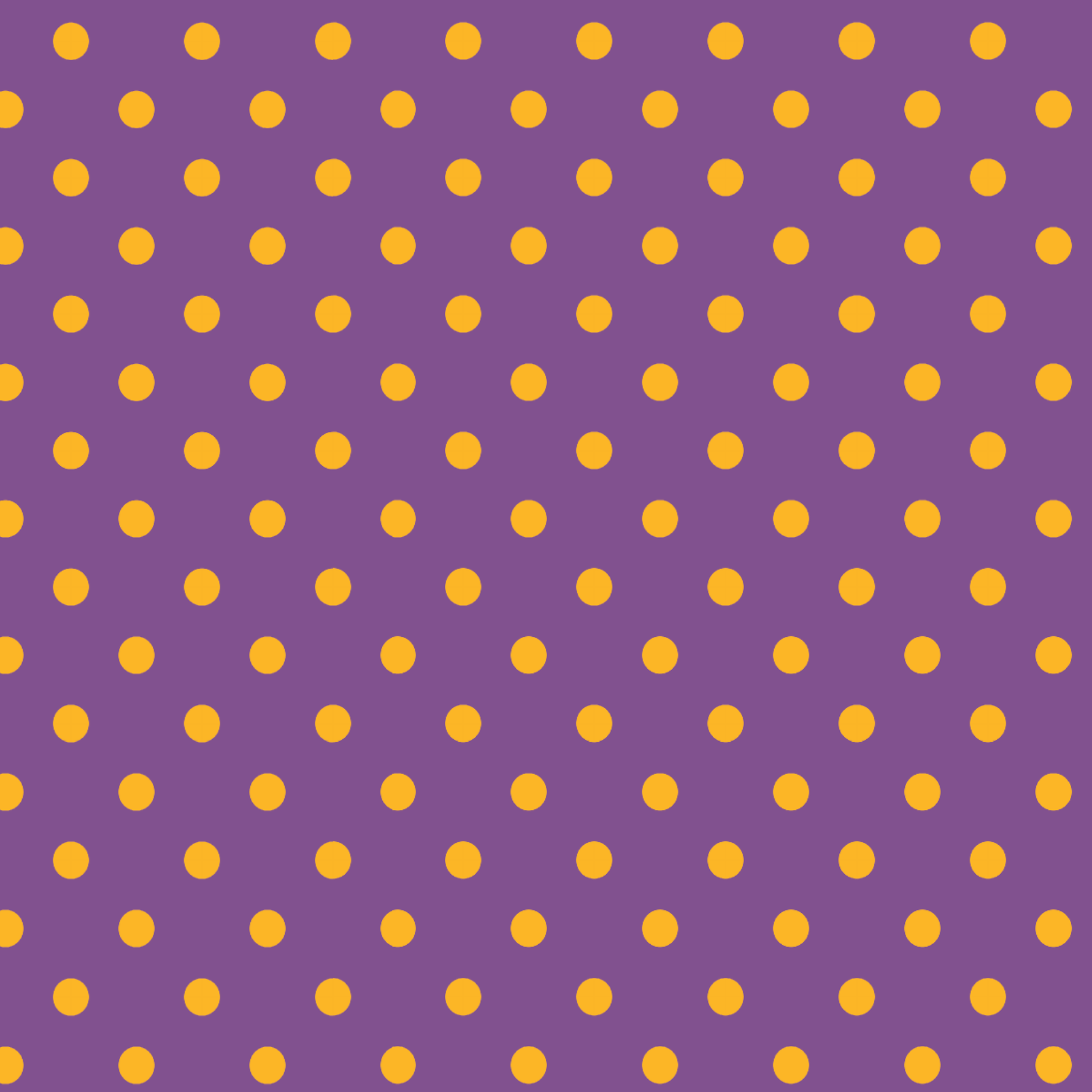 P1255 | Halloween Dots (Orange on Purple) Pattern Acrylic Sheets - Patterns