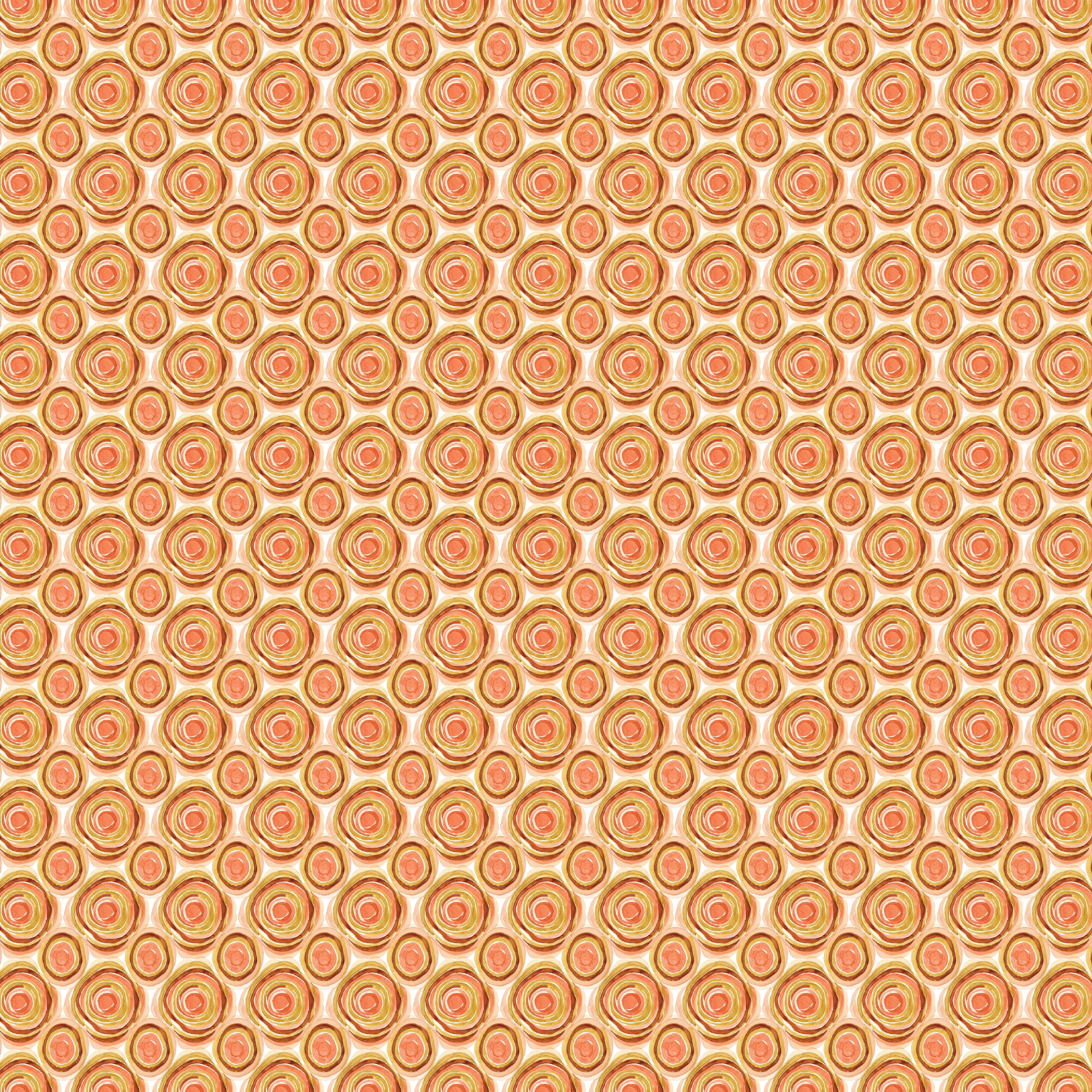 P1258 | Small Retro Autumn Swirls Pattern Acrylic Sheets - Patterns