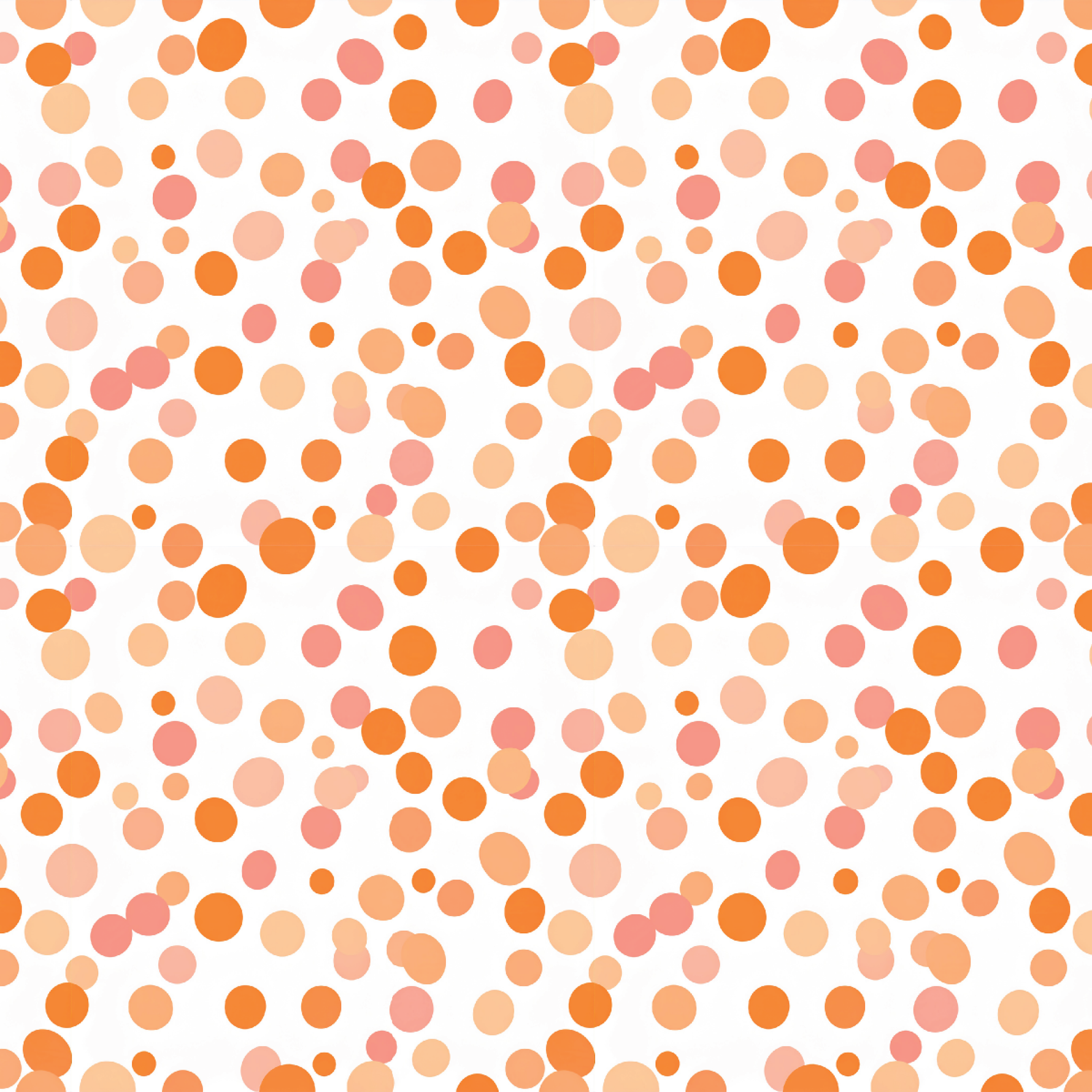 P1259 | Orange & Pink Smudge Dots Pattern Acrylic Sheets - Patterns