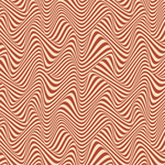 P1267 | Wavy Autumn Orange Pattern Acrylic Sheets - Patterns