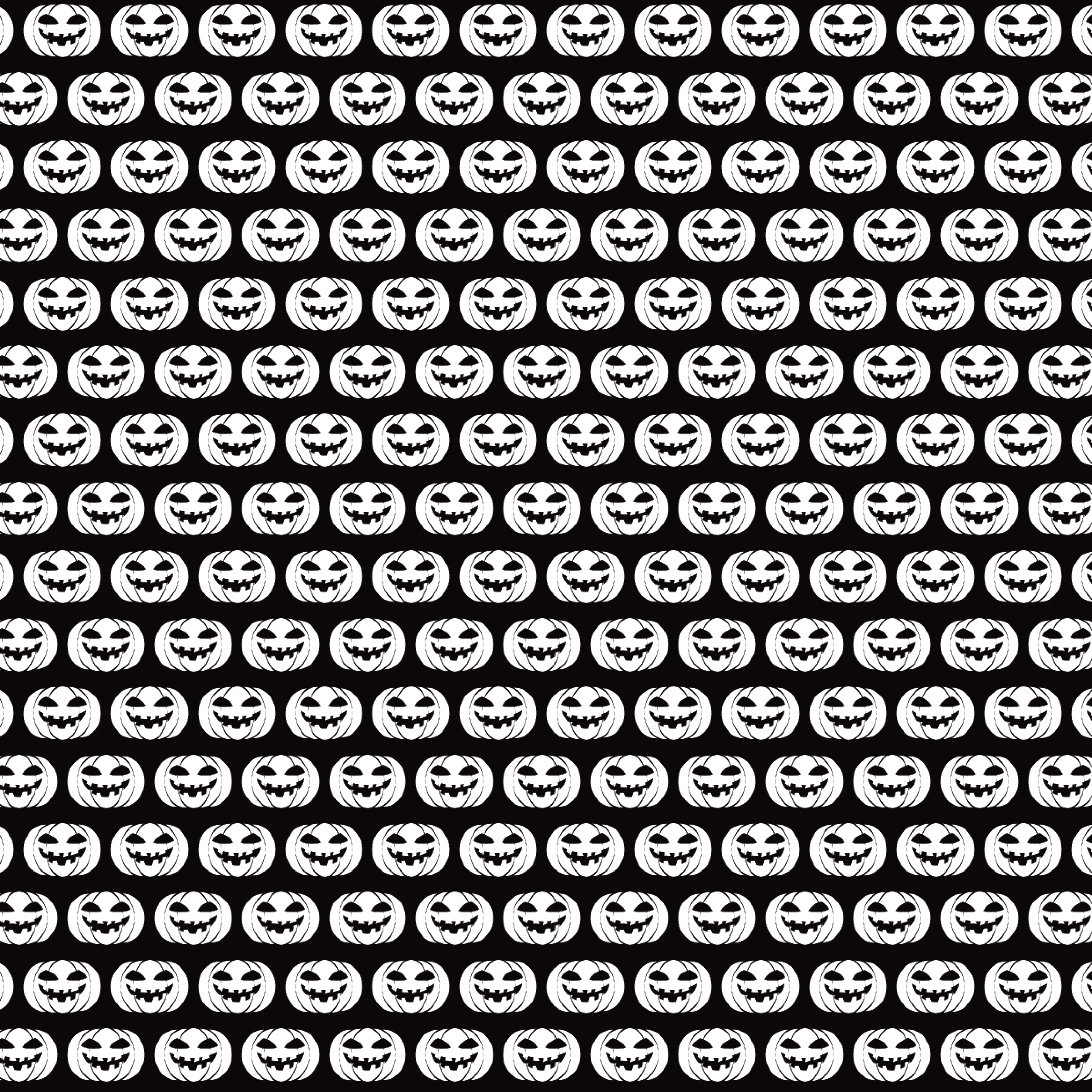 P1276 | Black & White Pumpkins Pattern Acrylic Sheets - Patterns