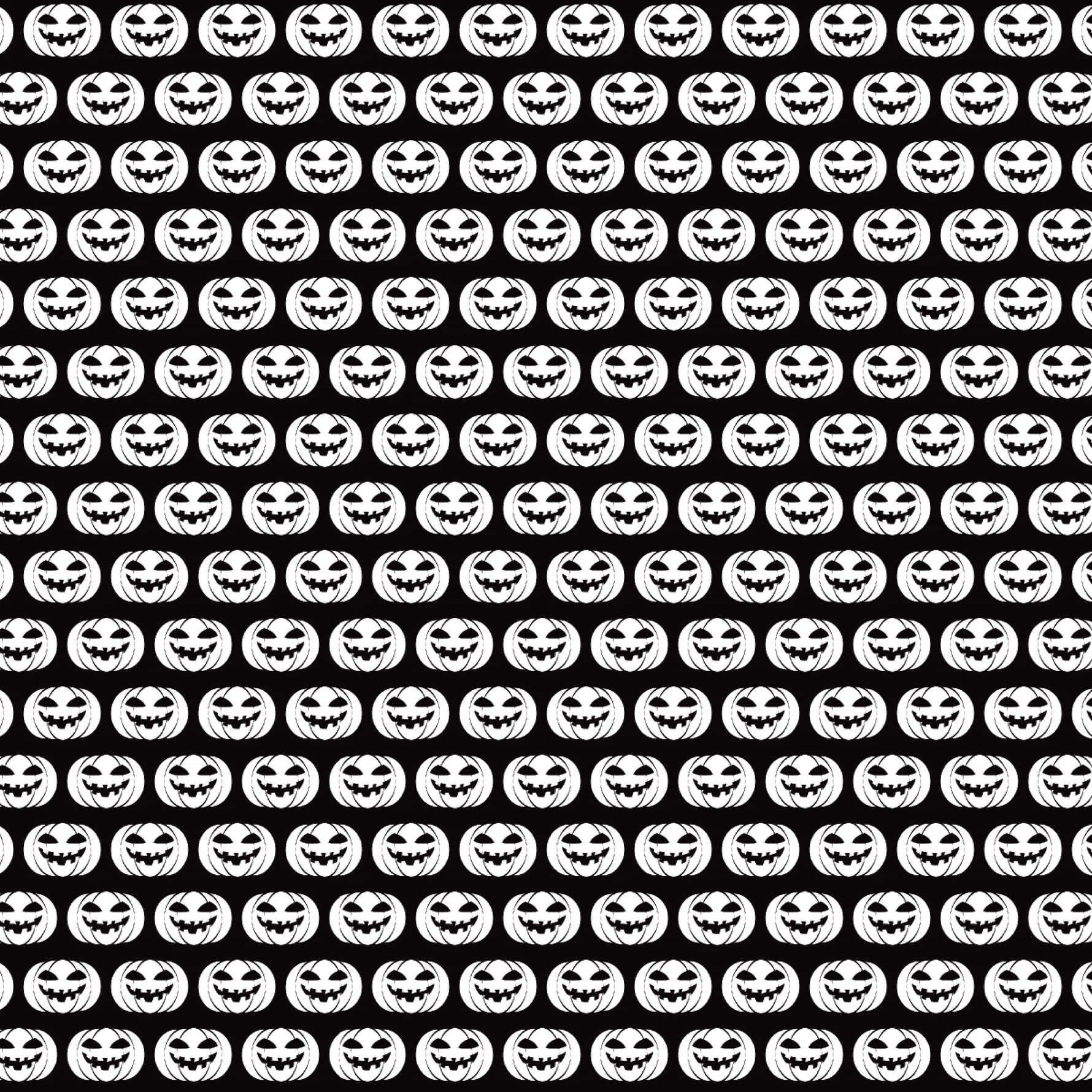 P1276 | Black & White Pumpkins Pattern Acrylic Sheets - Patterns