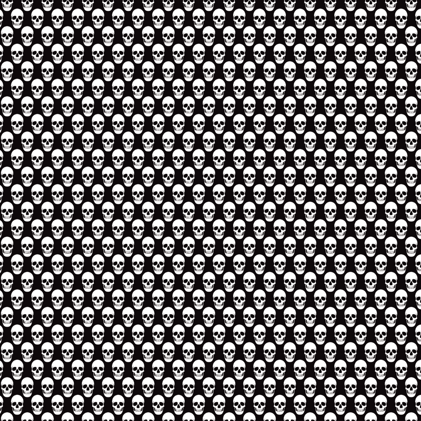 P1278 | Black & White Skulls 2 Pattern Acrylic Sheets - Patterns