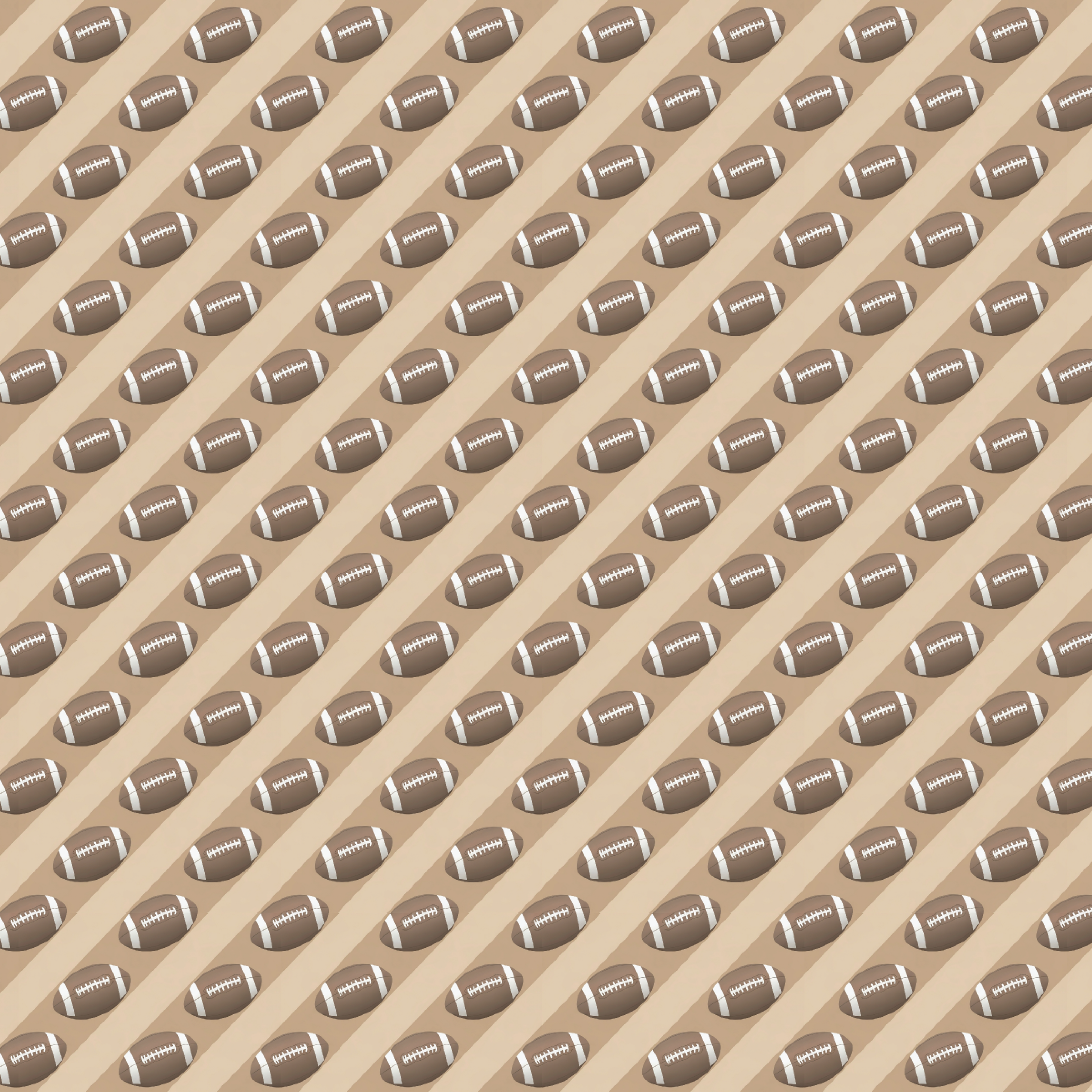 P1280 | Coquette Football Pattern Acrylic Sheets - Patterns