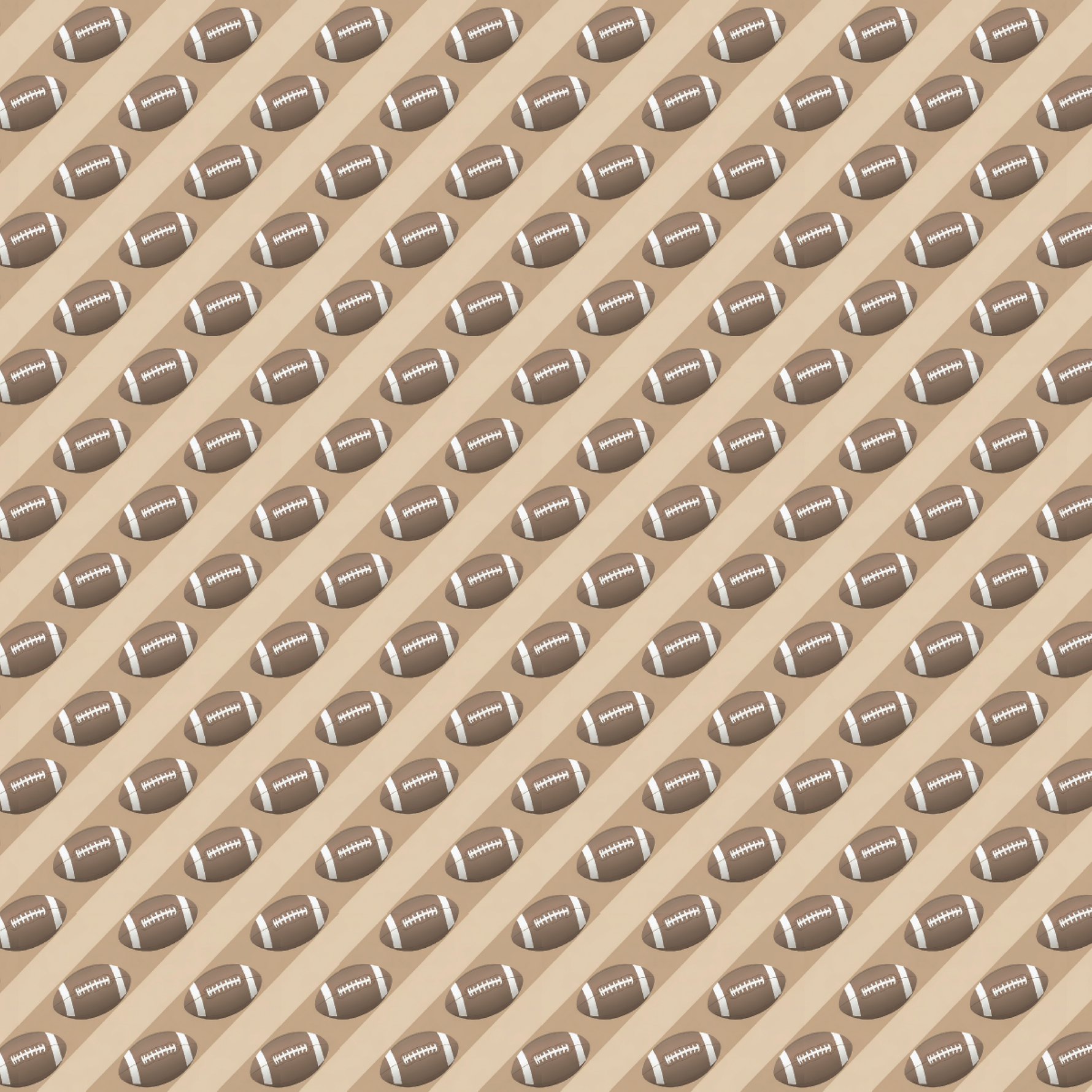 P1280 | Coquette Football Pattern Acrylic Sheets - Patterns