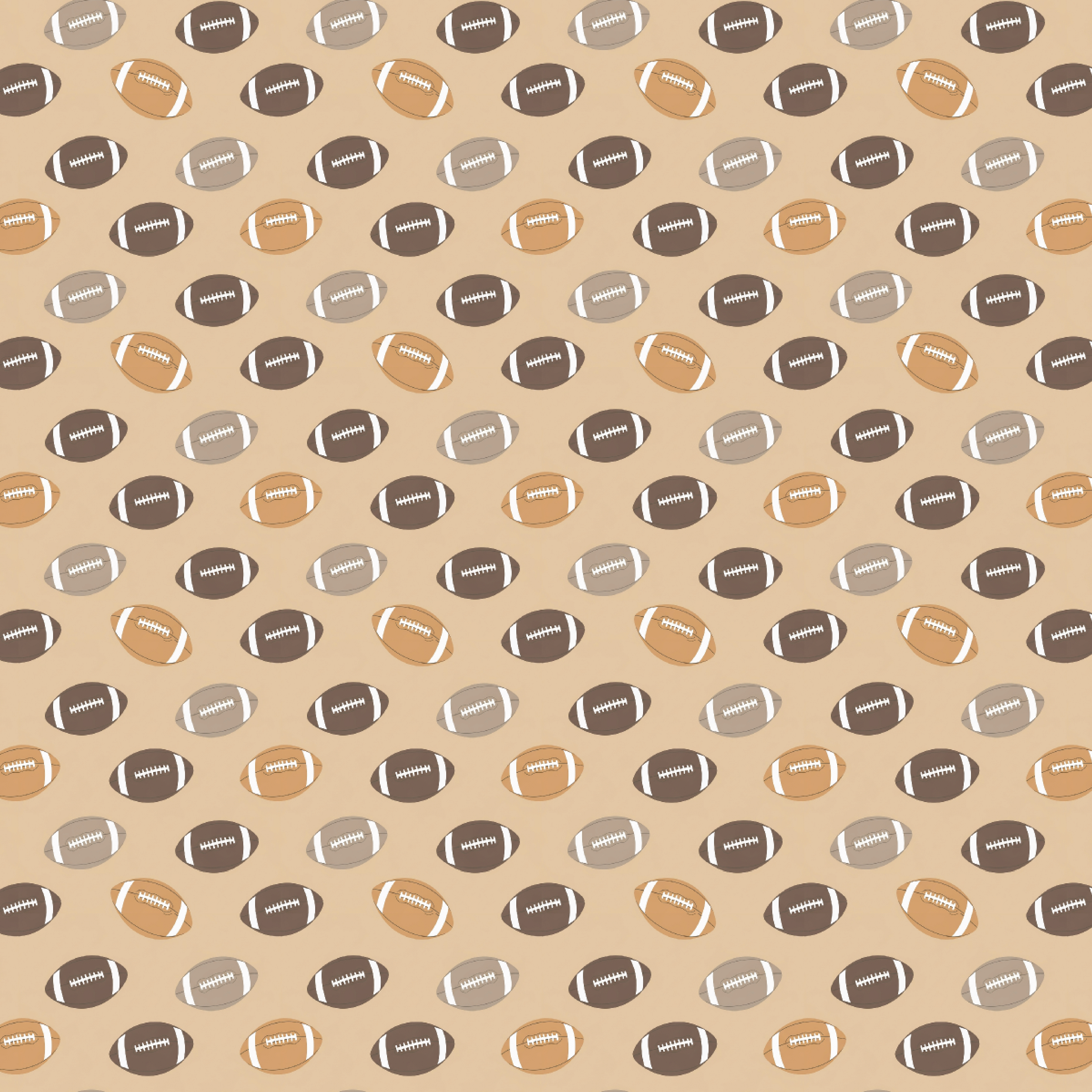 P1281 | Coquette Football 2 Pattern Acrylic Sheets - Patterns