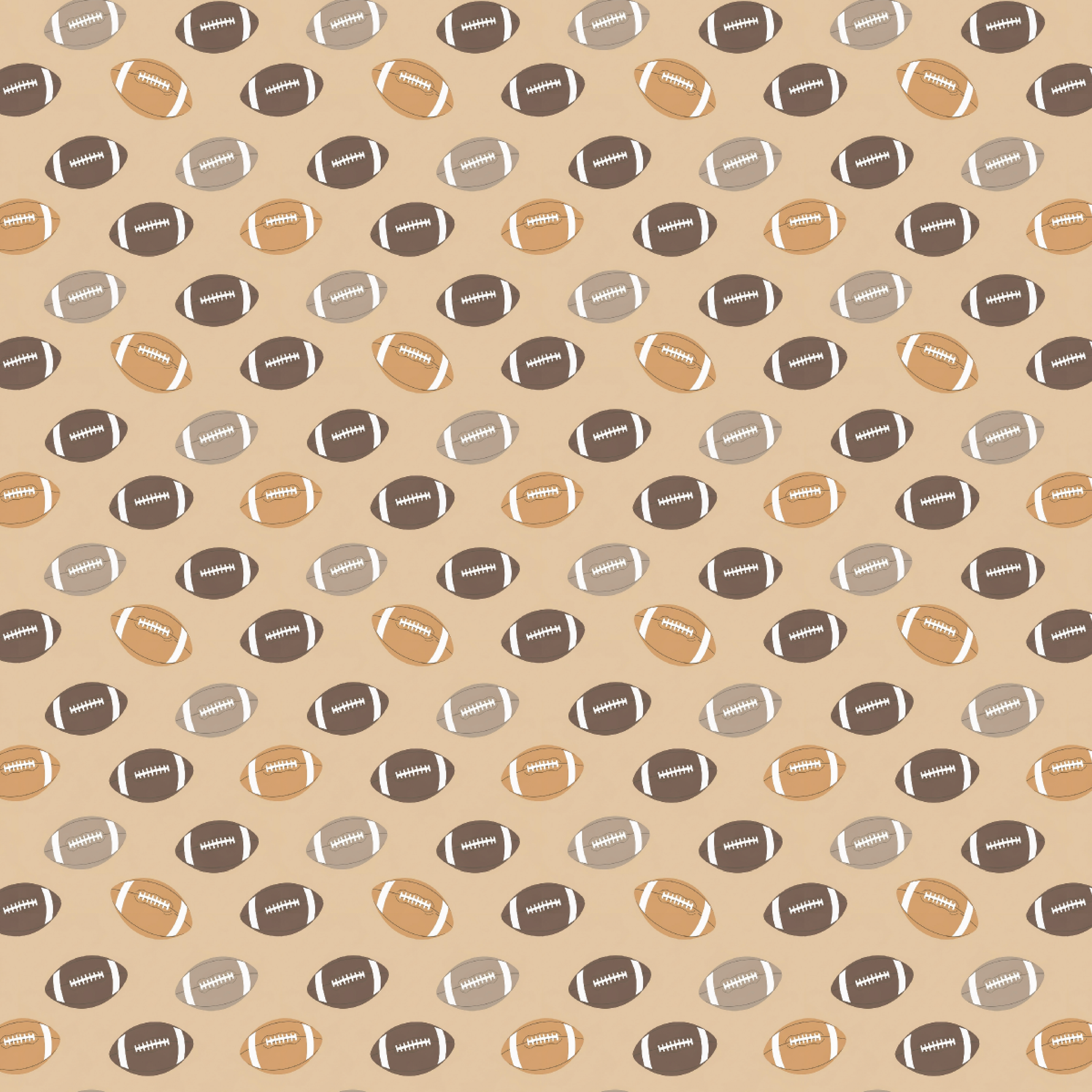 P1281 | Coquette Football 2 Pattern Acrylic Sheets - Patterns