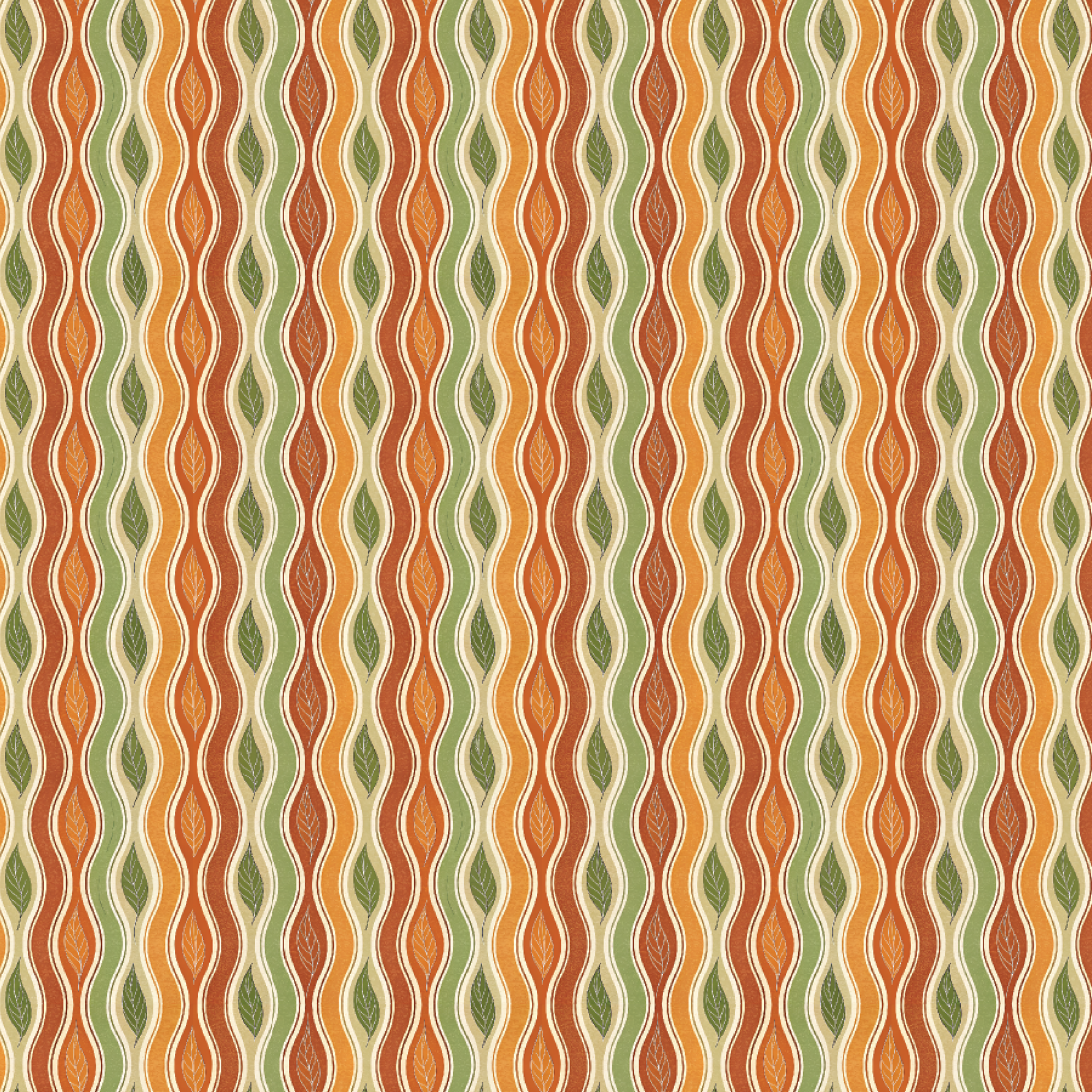 P1290 | Fun Fall Waves Pattern Acrylic Sheets - Patterns