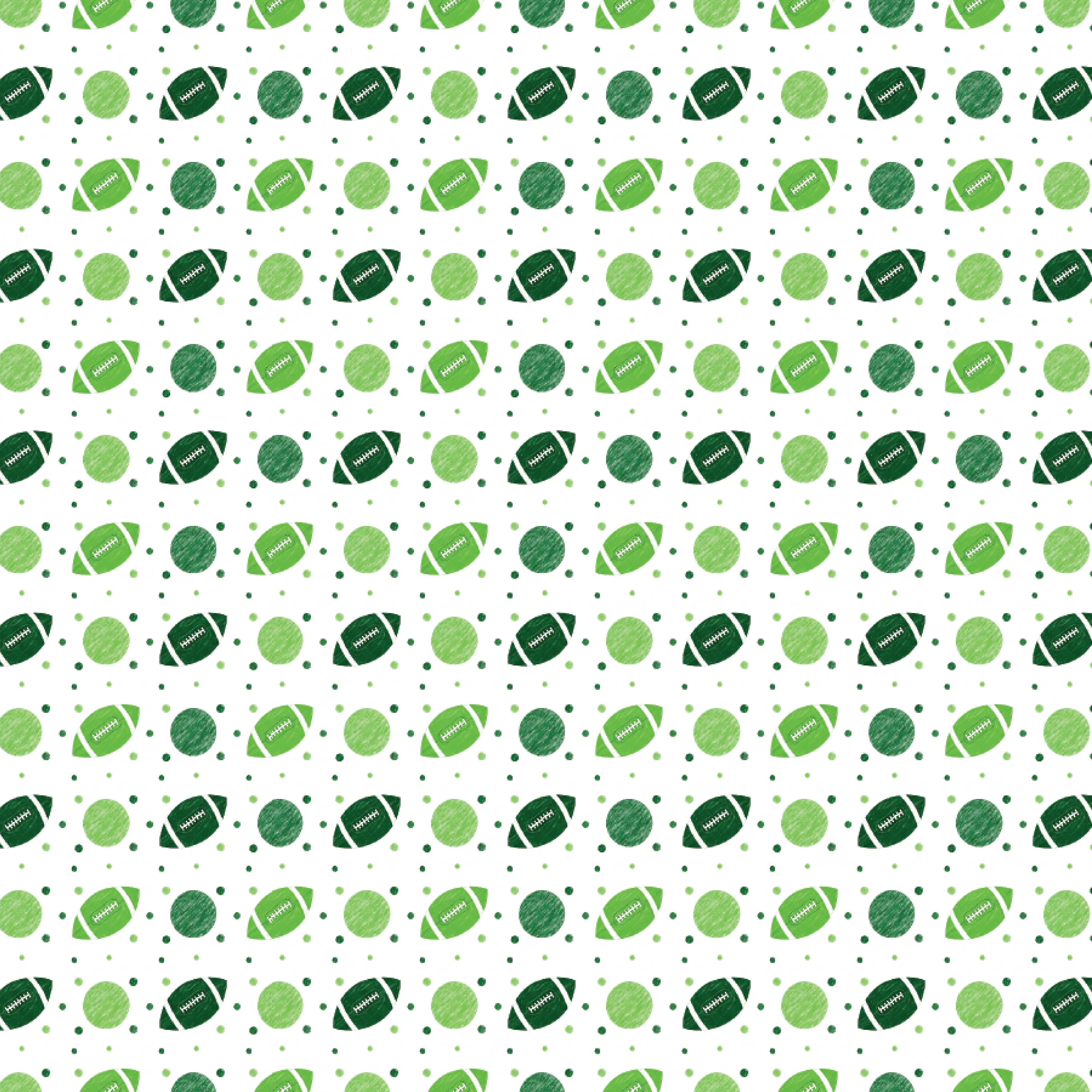 P1294 | Green Football Pattern Acrylic Sheets - Patterns
