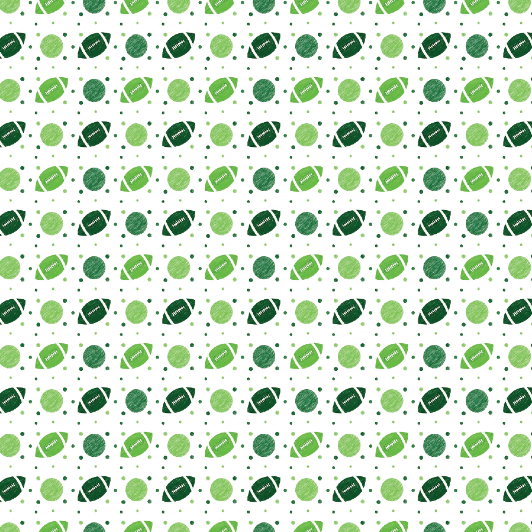 P1294 | Green Football Pattern Acrylic Sheets - Patterns