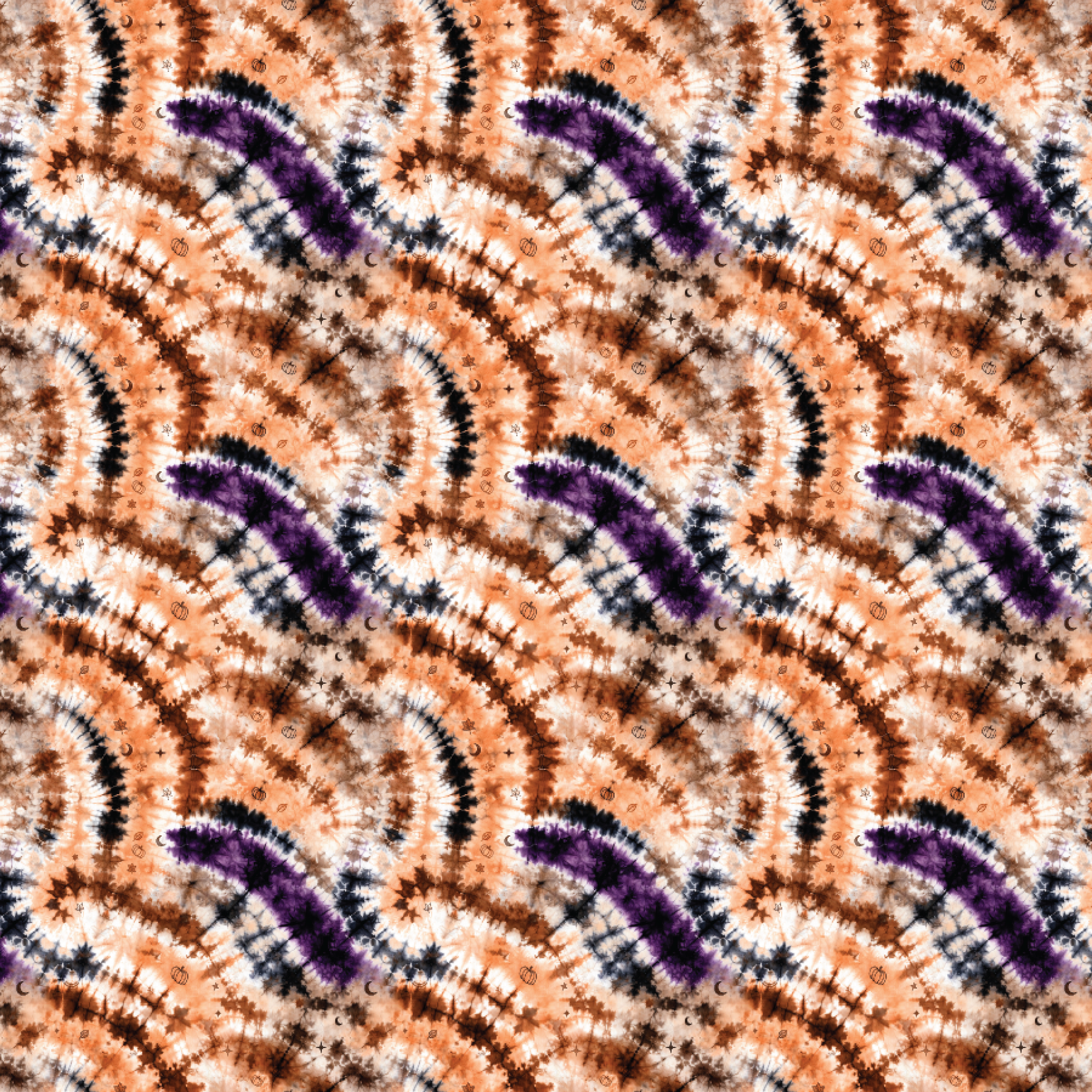 P1302 | Halloween Tie-Dye Pattern Acrylic Sheets - Patterns