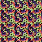 P1303 | Halloween Tie-Dye 2 Pattern Acrylic Sheets - Patterns