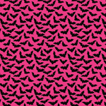 P1305 | Pink & Black Bats Pattern Acrylic Sheets - Patterns