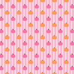 P1309 | Pink Orange Pumpkin Pattern Acrylic Sheets - Patterns
