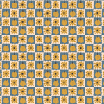 P1311 | Pumpkin Floral Plaid Pattern Acrylic Sheets - Patterns