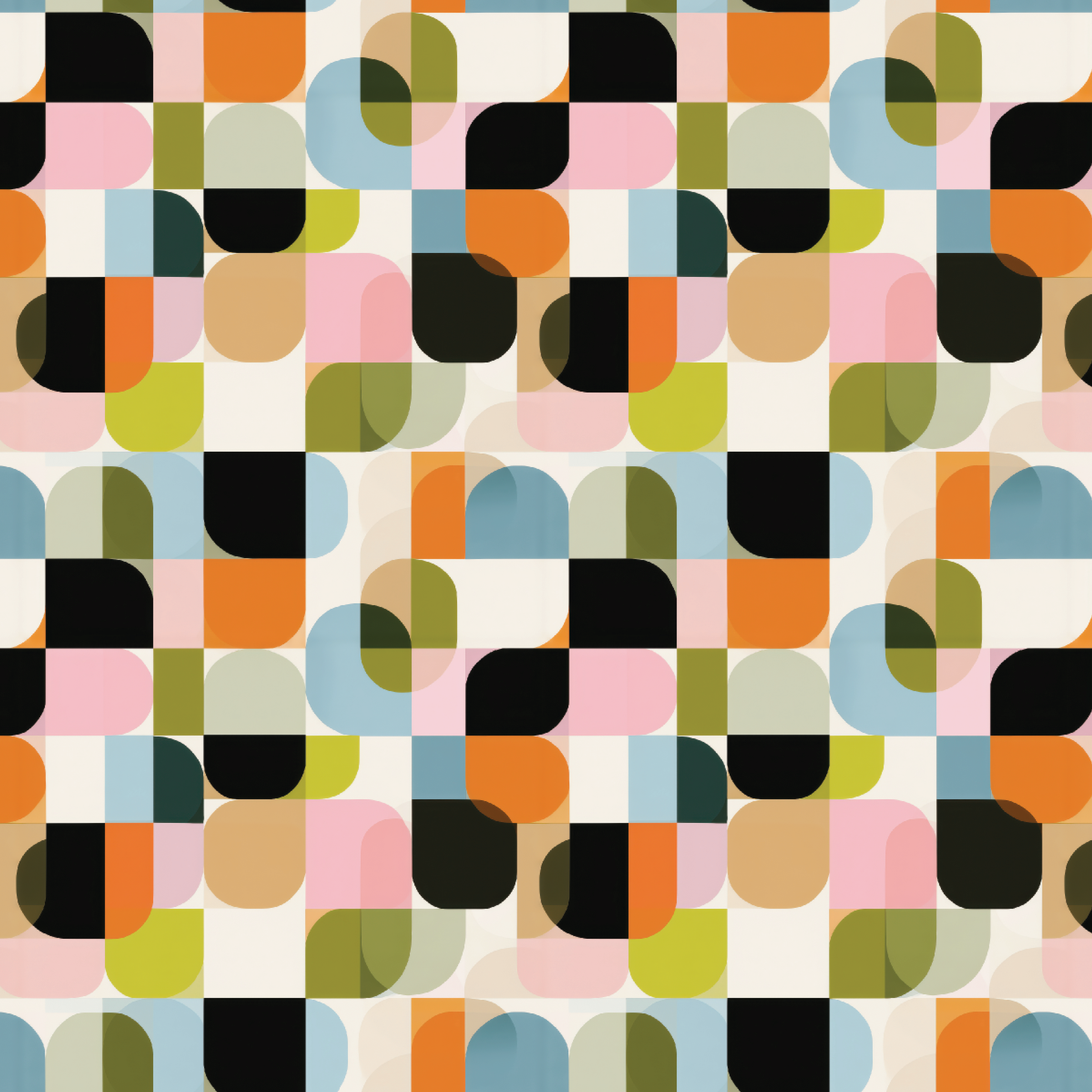P1312 | Retro & Groovy Pattern Acrylic Sheets - Patterns
