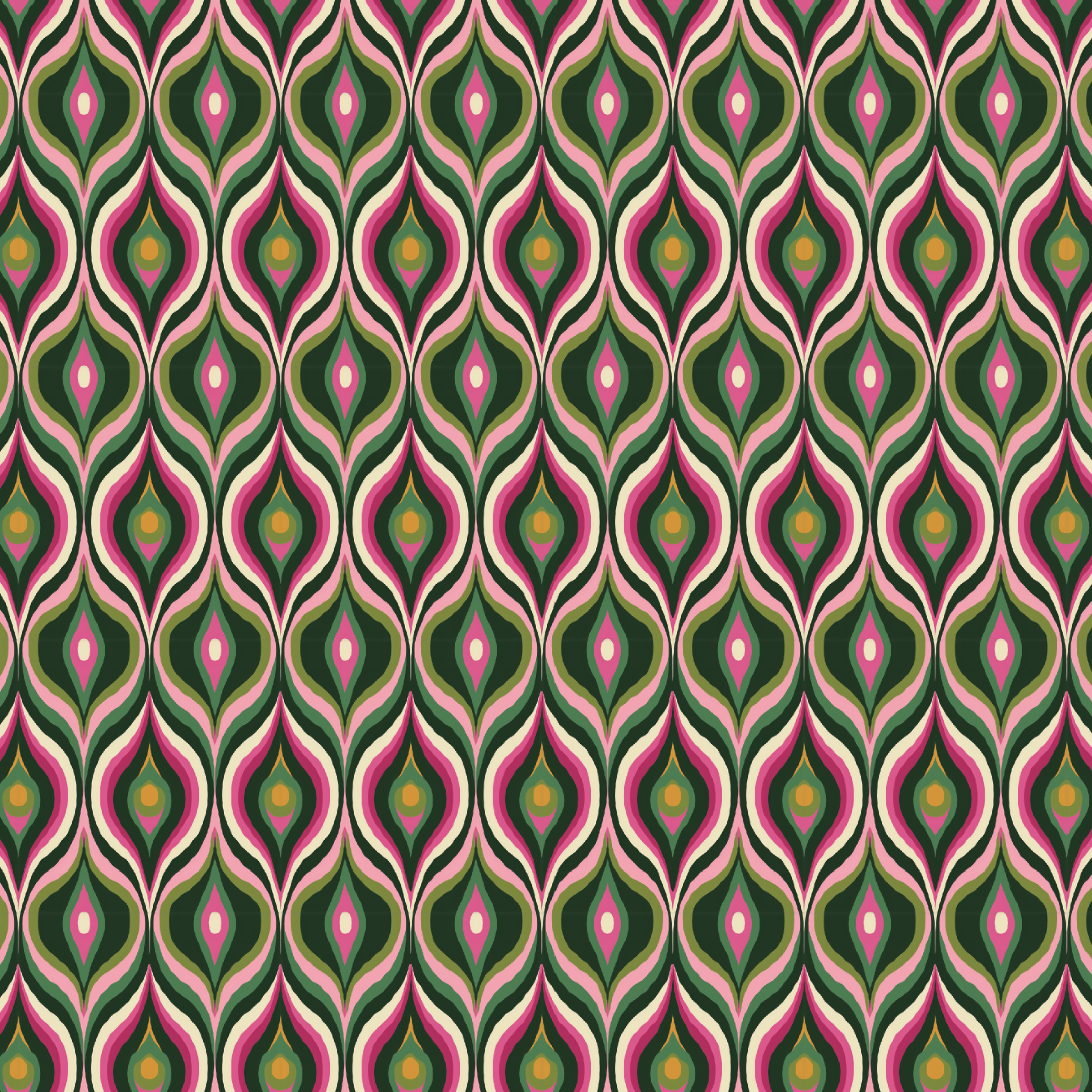 P1314 | Retro & Groovy 3 Pattern Acrylic Sheets - Patterns