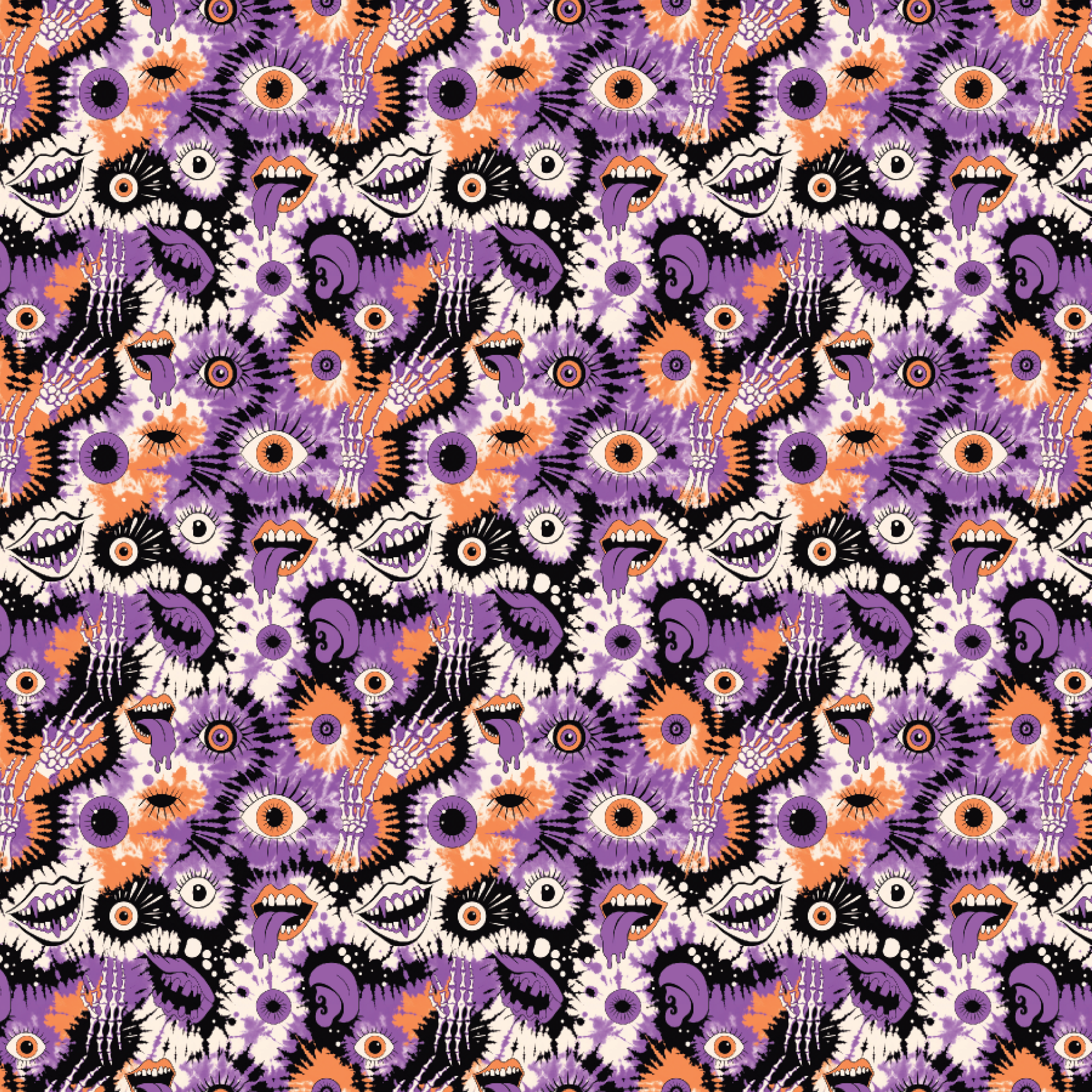 P1318 | Spooky Splatter Pattern Acrylic Sheets - Patterns