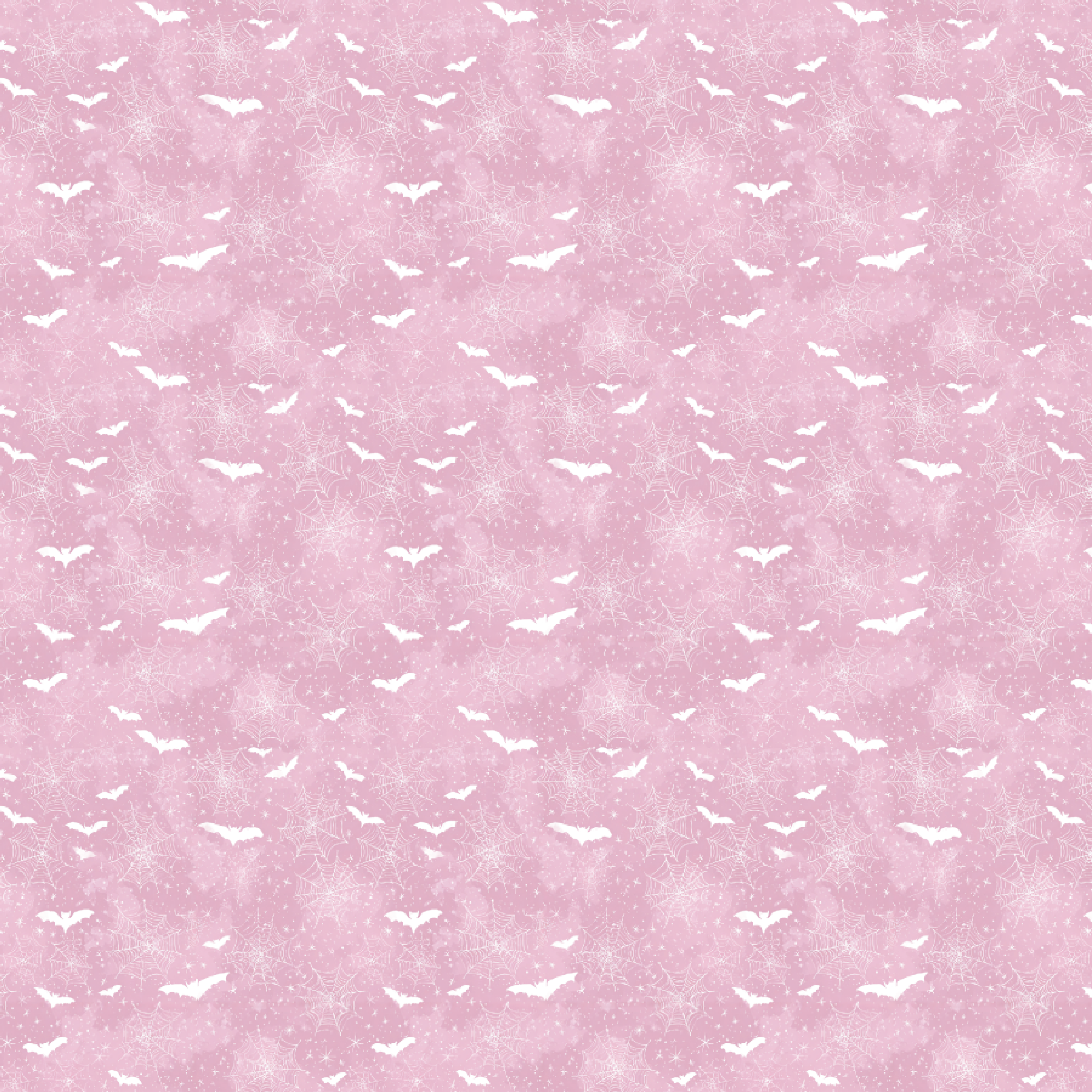 P1321 | White Bats on Pink Pattern Acrylic Sheets - Patterns