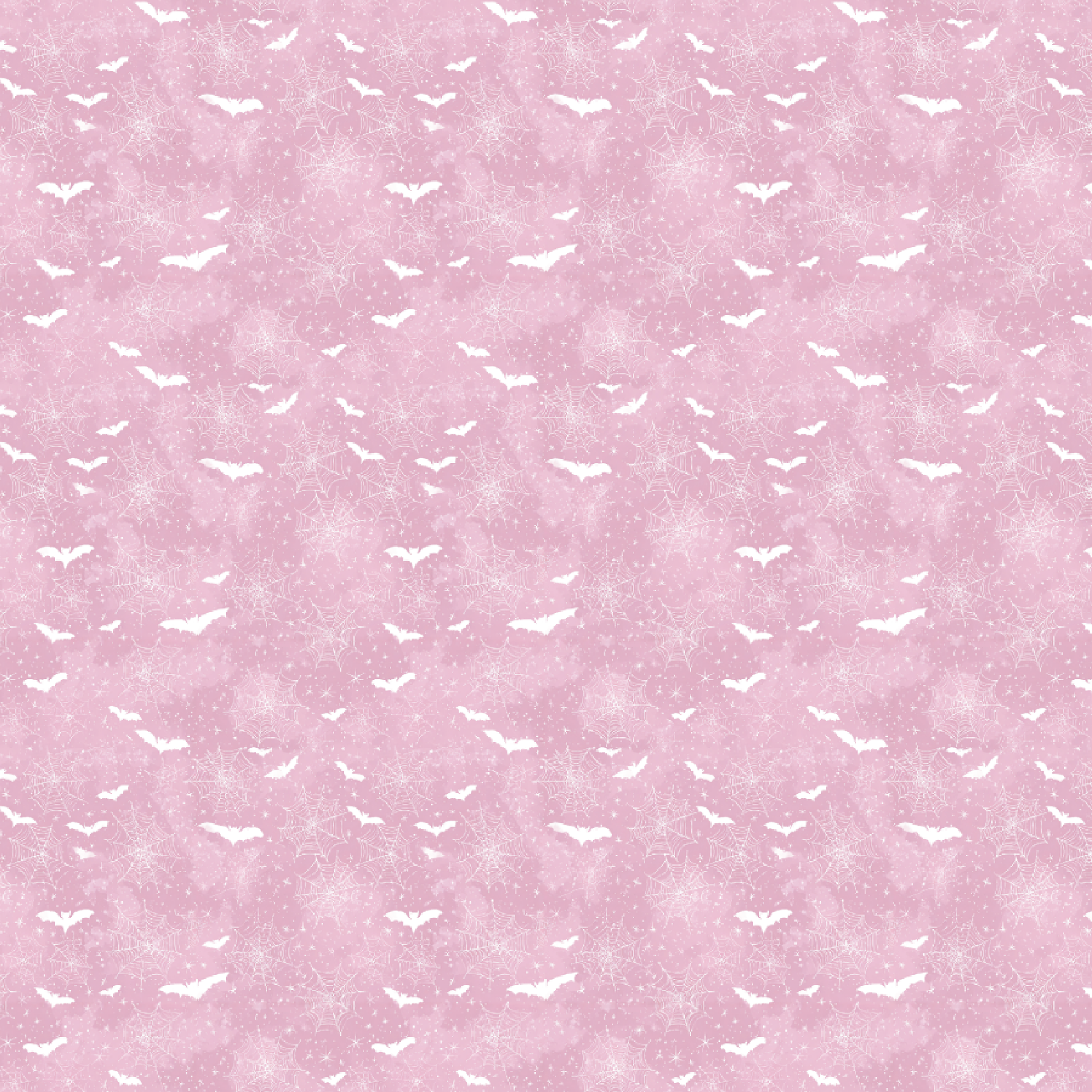 P1321 | White Bats on Pink Pattern Acrylic Sheets - Patterns