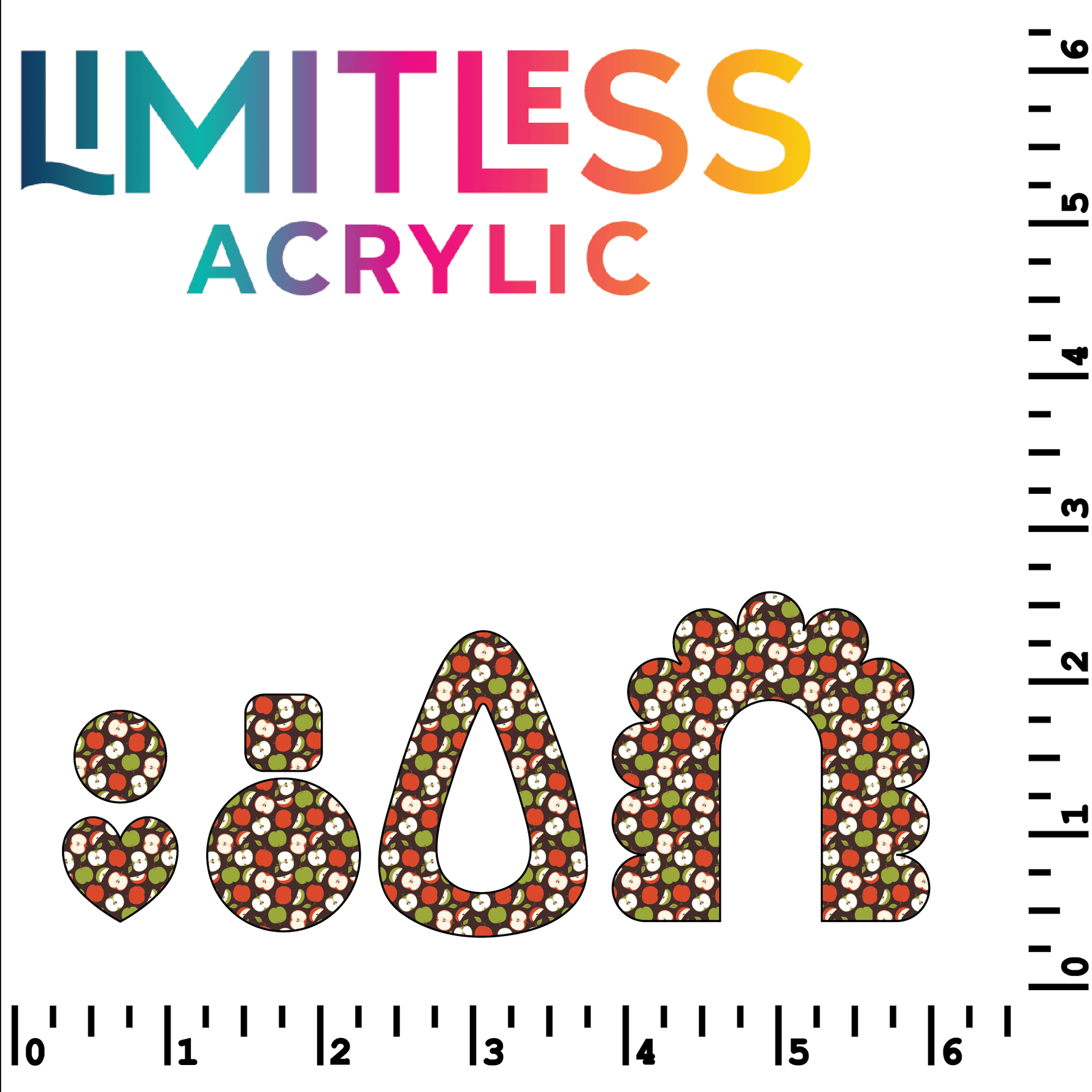 P1328 | Apple Picking Pattern Acrylic Sheets - Patterns