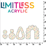 P1332 | School is Cool 2 Pattern Acrylic Sheets - Patterns