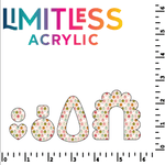 P1334 | Multi-Colored Apples Pattern Acrylic Sheets - Patterns