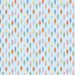 P1335 | Itty Bitty Popsicles Pattern Acrylic Sheets - Patterns