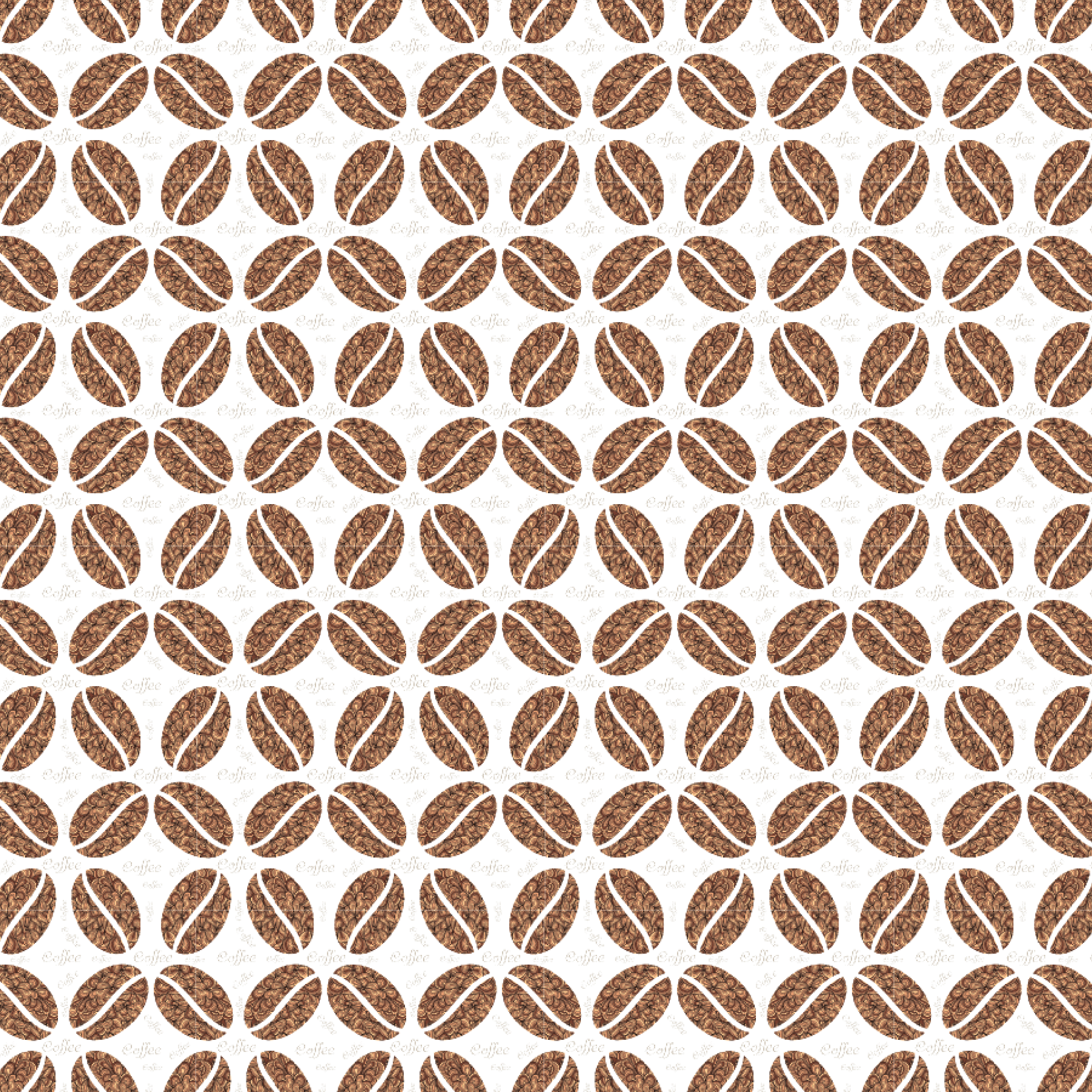 P1339 | Coffee Beans Pattern Acrylic Sheets - Patterns