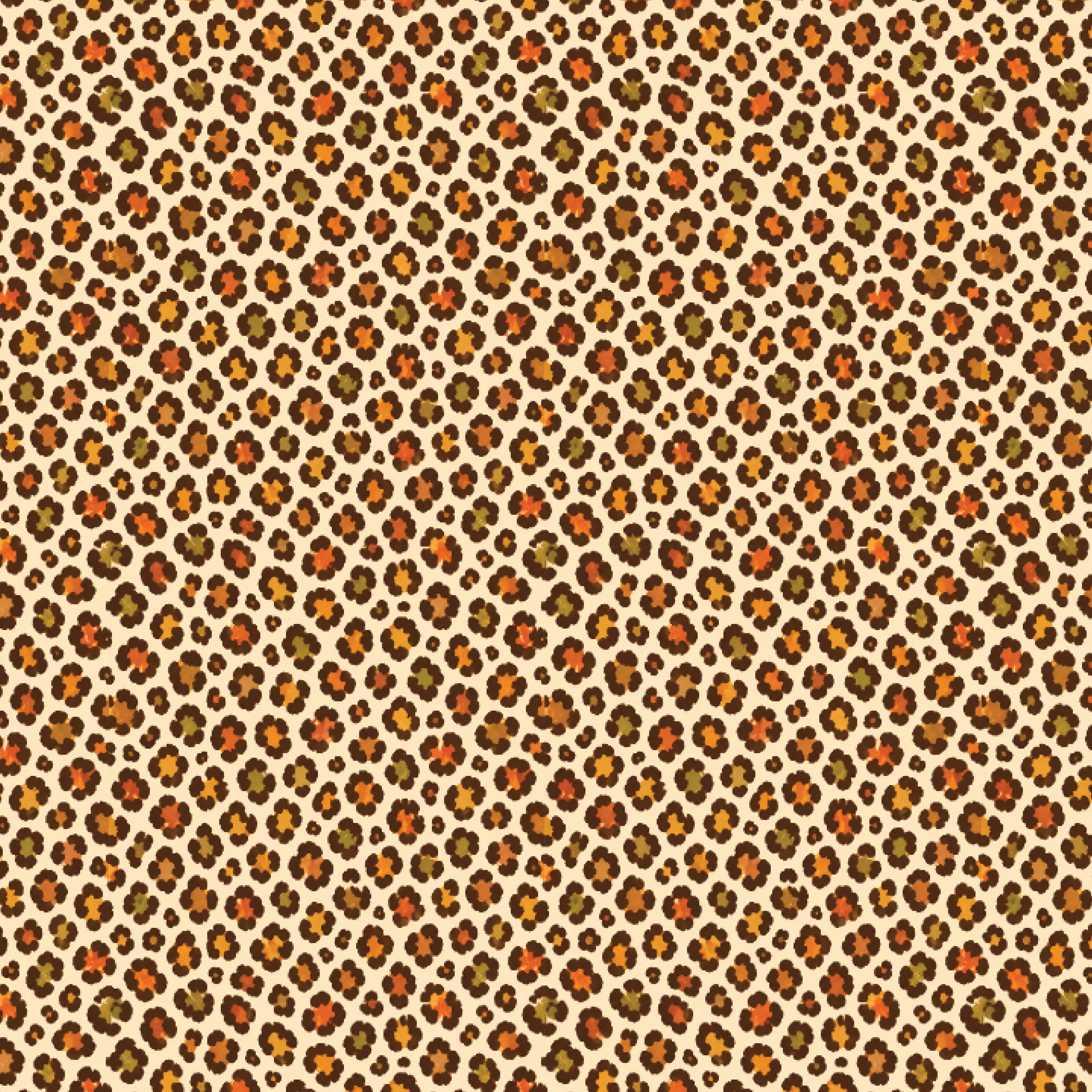 P1341 | Autumn Leopard Print Pattern Acrylic Sheets - Patterns