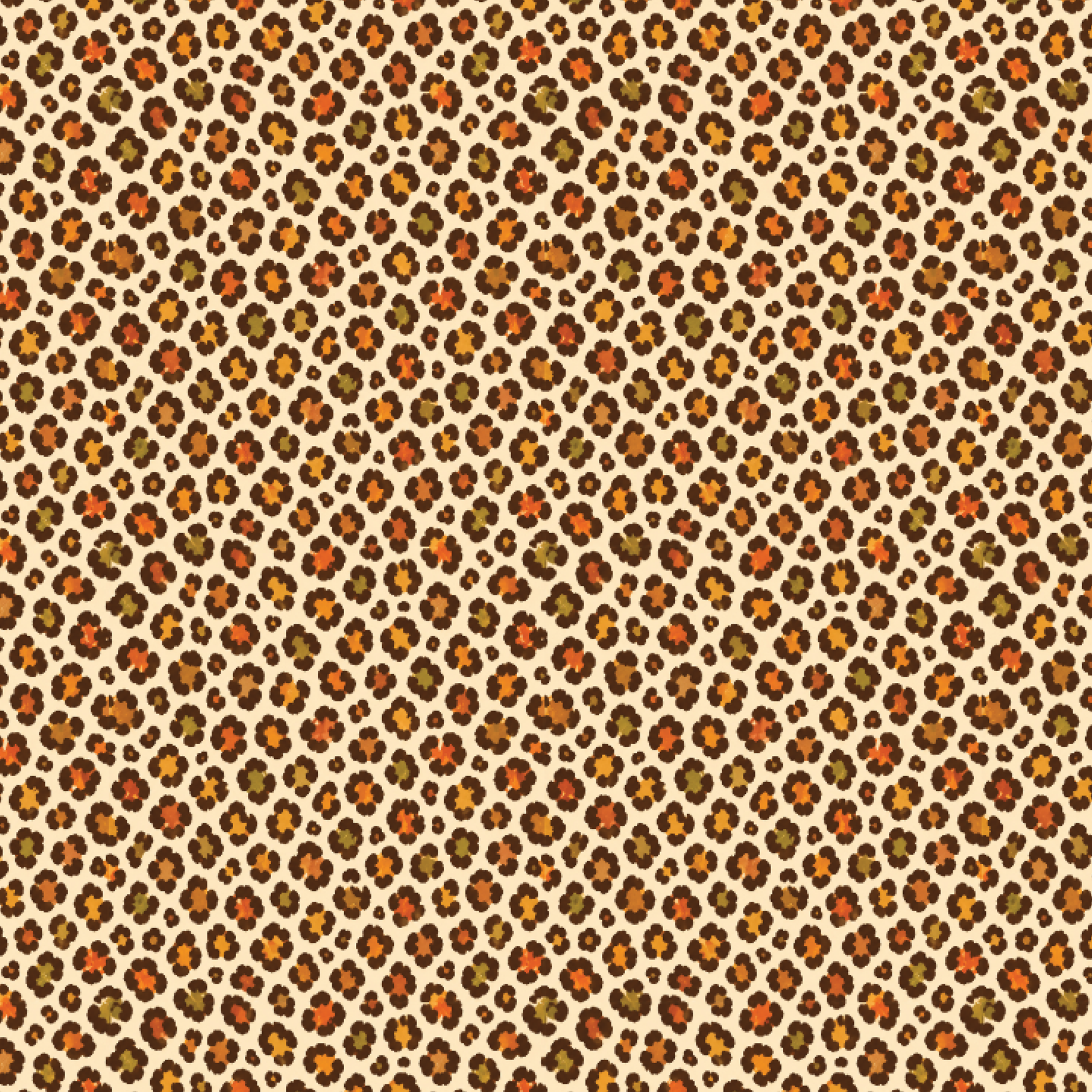 P1341 | Autumn Leopard Print Pattern Acrylic Sheets - Patterns
