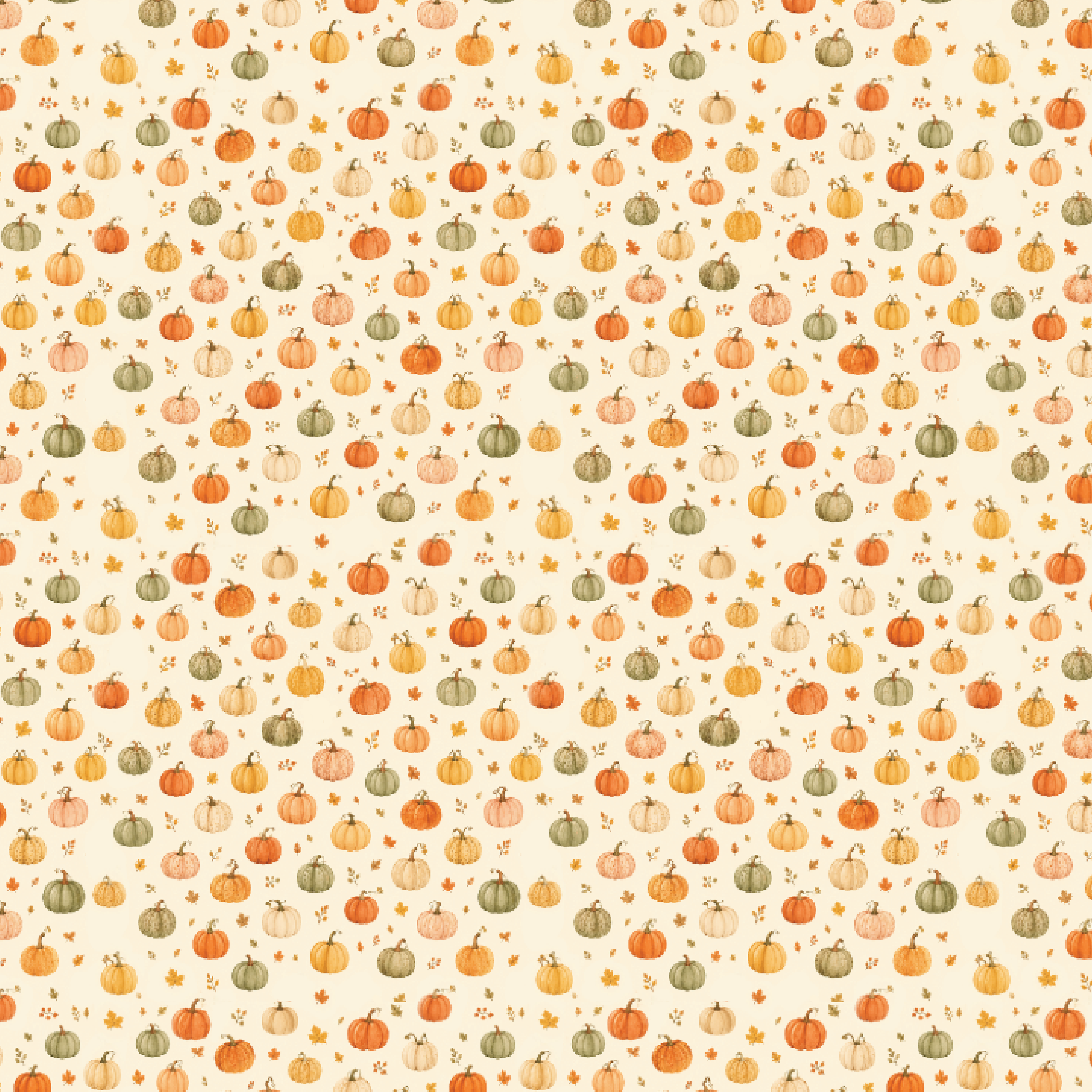 P1342 | Vintage Pumpkins Pattern Acrylic Sheets - Patterns