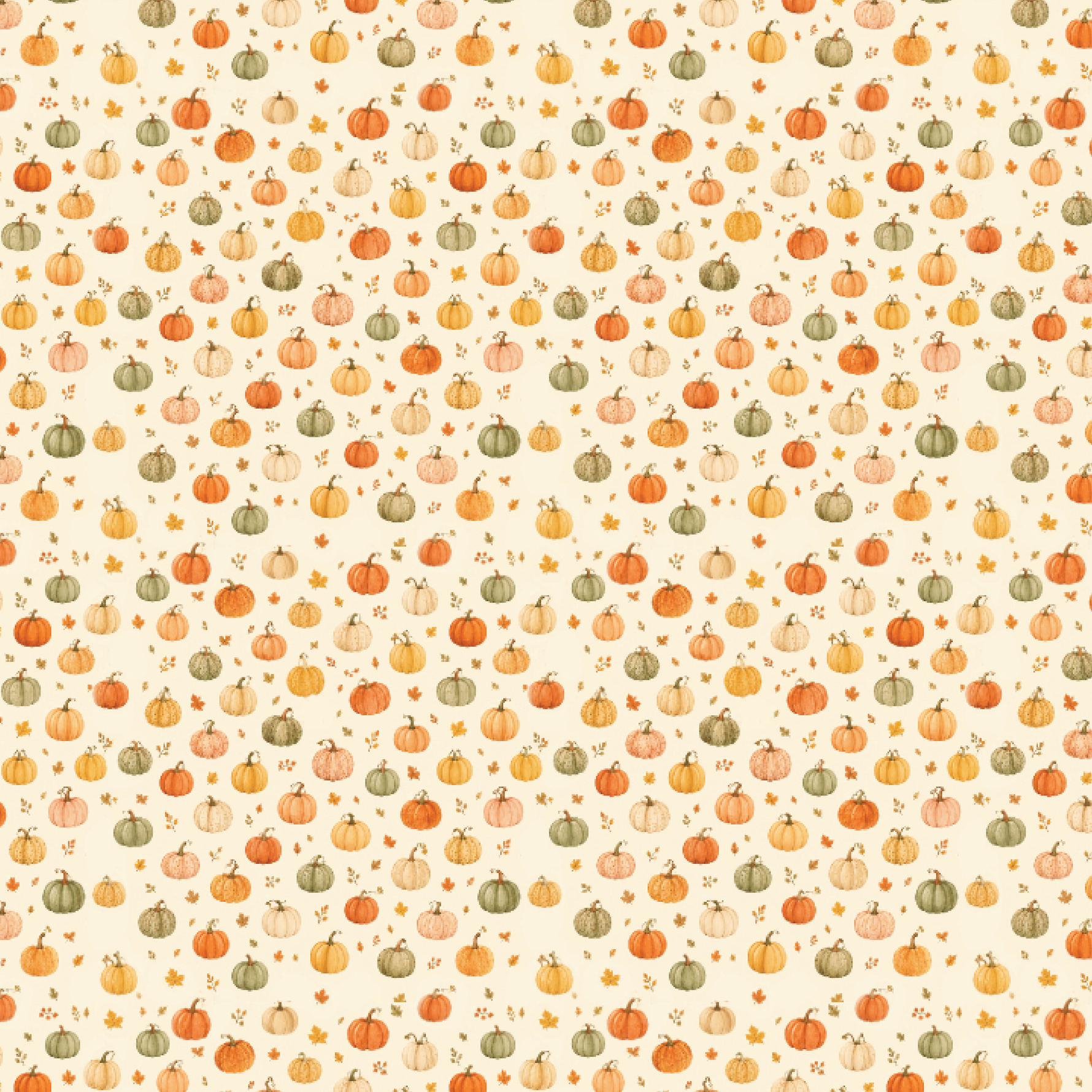 P1342 | Vintage Pumpkins Pattern Acrylic Sheets - Patterns