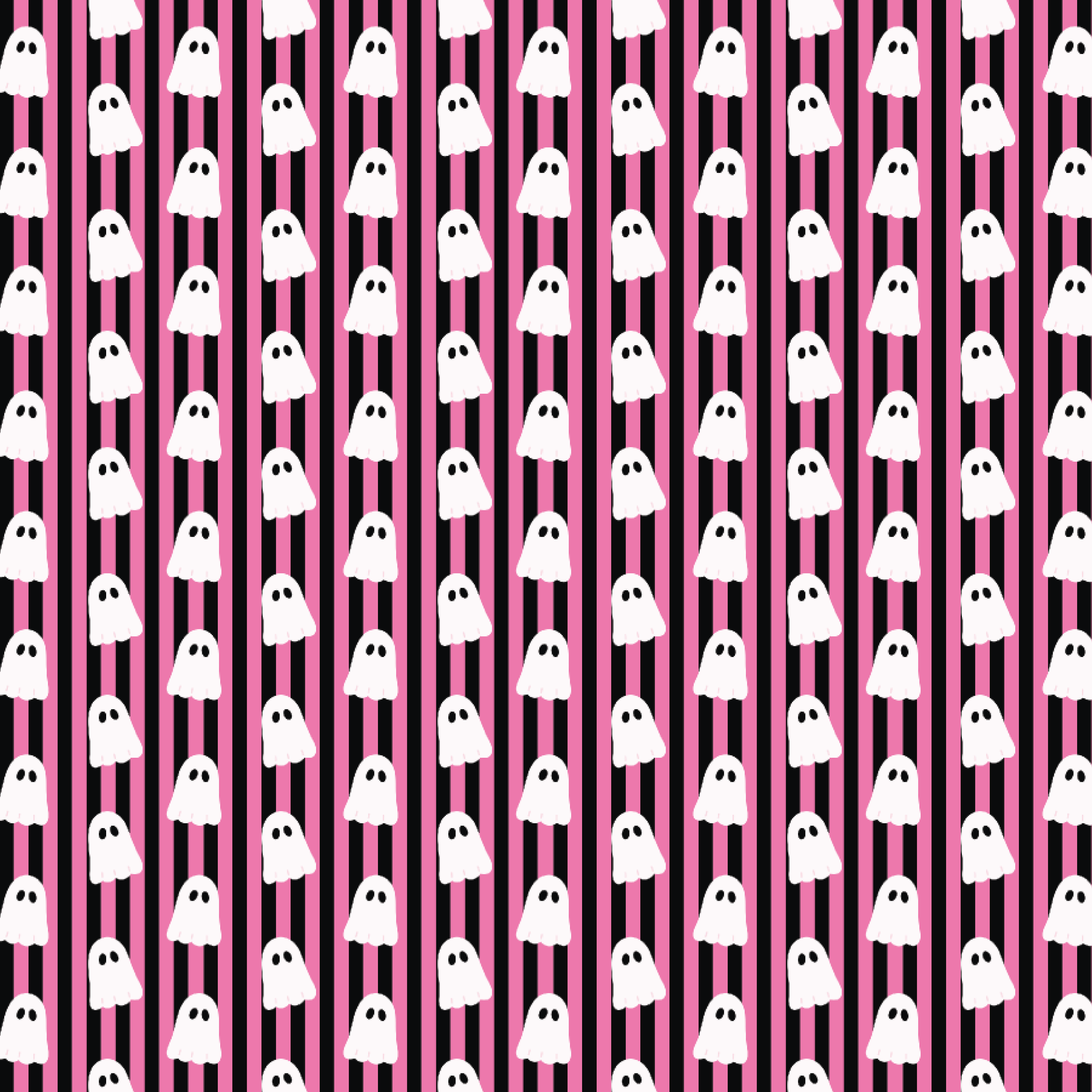 P1348 | Ghosts on Stripes Pattern Acrylic Sheets - Patterns