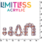 P1351 | Floral Ghosts Pattern Acrylic Sheets - Patterns