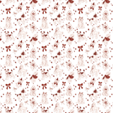 P1354 | Christmas Dogs Pattern Acrylic Sheets - Patterns