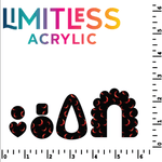 P1355 | Blood Moon Pattern Acrylic Sheets - Patterns
